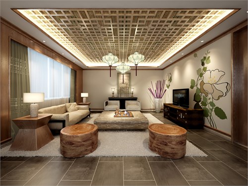 現(xiàn)代新中式別墅裝修工程